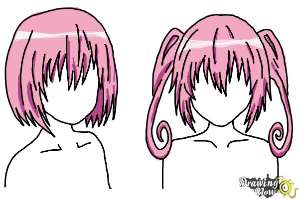 how to draw anime girl easy step-by-step 