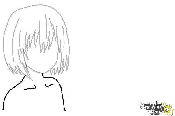 How to Draw Anime Girl Hair - DrawingNow