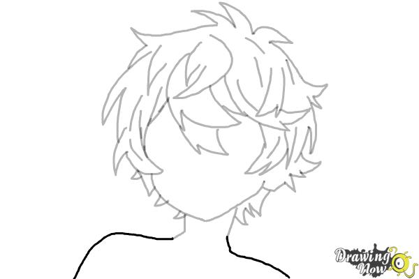 How to Draw Anime Male Hair Step by Step - Easy Step by Step Tutorial