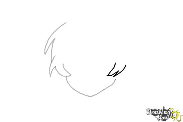 How to Draw Anime Boy Hair - DrawingNow