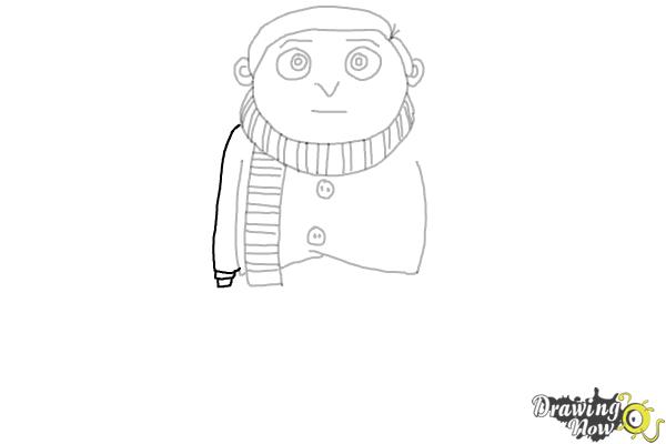 How to Draw Little Gru from Minions : Rise of Gru - Step 12