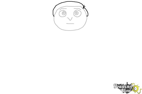 How to Draw Little Gru from Minions : Rise of Gru - Step 5