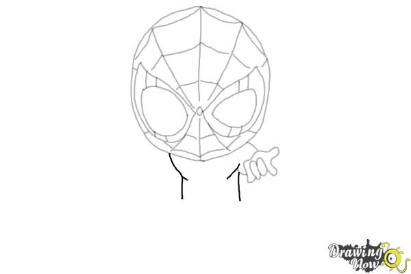 How to Draw Spider-Man: No Way Home - Step 10