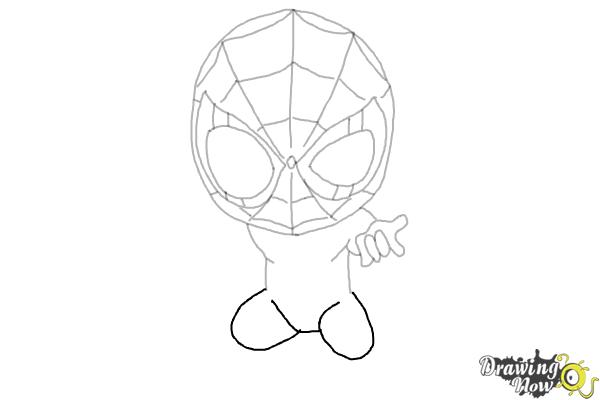 How to Draw Spider-Man: No Way Home - Step 11