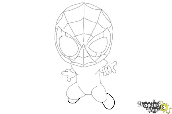 How to Draw Spider-Man: No Way Home - Step 13