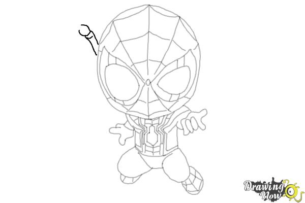 How to Draw Spider-Man: No Way Home - Step 19