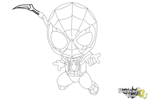 How to Draw Spider-Man: No Way Home - Step 20
