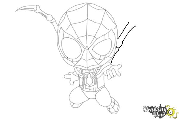 How to Draw Spider-Man: No Way Home - Step 21