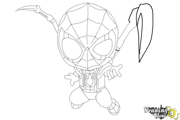 How to Draw Spider-Man: No Way Home - Step 22