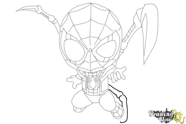How to Draw Spider-Man: No Way Home - Step 24