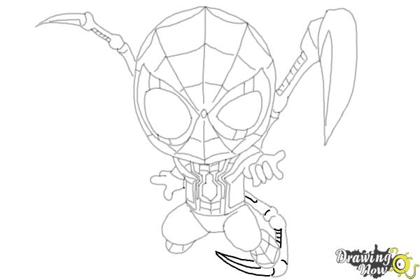 How to Draw Spider-Man: No Way Home - Step 25