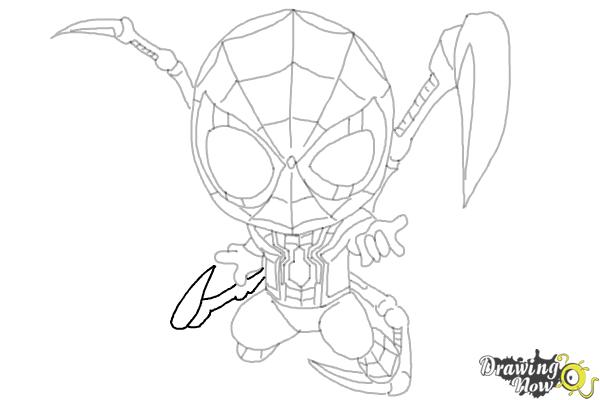 How to Draw Spider-Man: No Way Home - Step 26