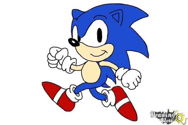 How to Draw Sonic the Hedgehog 2 Easy - DrawingNow