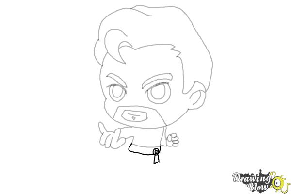 How to Draw Dr. Strange (Chibi) - Step 10