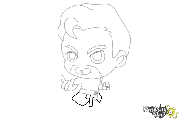 How to Draw Dr. Strange (Chibi) - Step 11