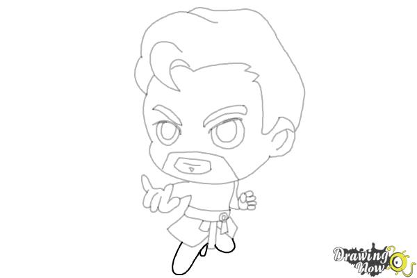 How to Draw Dr. Strange (Chibi) - Step 12