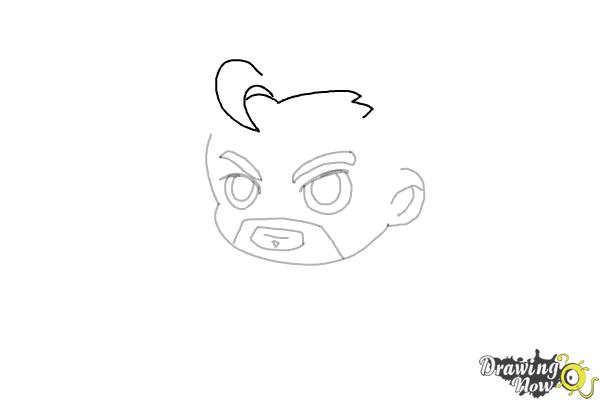 How to Draw Dr. Strange (Chibi) - Step 5