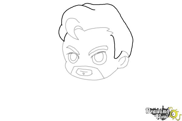 How to Draw Dr. Strange (Chibi) - Step 6