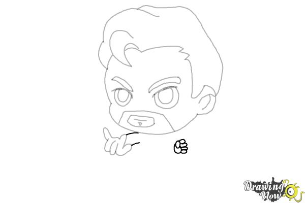 How to Draw Dr. Strange (Chibi) - Step 8