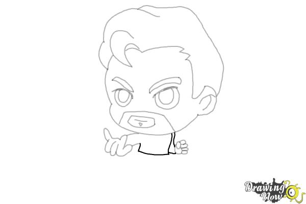 How to Draw Dr. Strange (Chibi) - Step 9