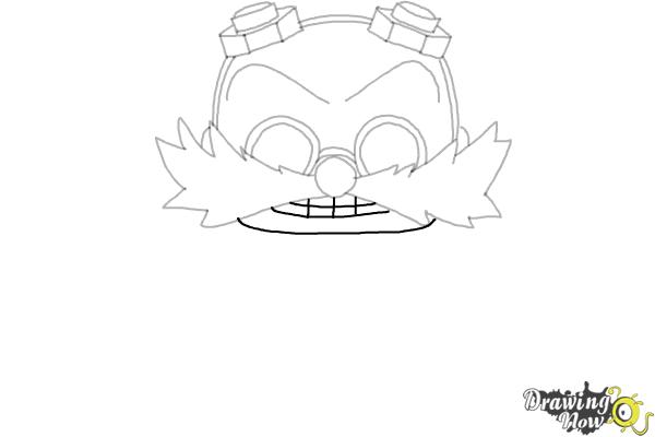 How to Draw Doctor Eggman from Sonic (Chibi) - Step 10