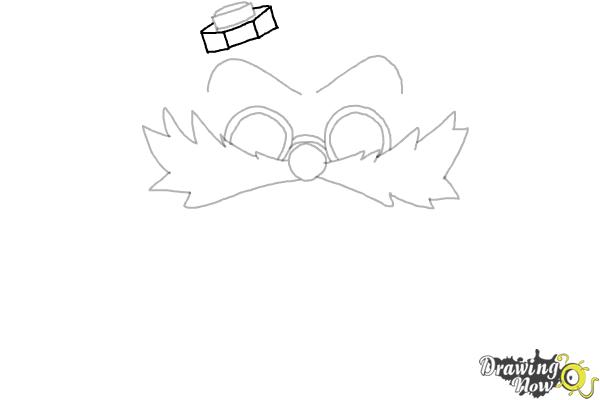 How to Draw Doctor Eggman from Sonic (Chibi) - Step 6