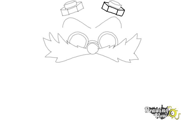 How to Draw Doctor Eggman from Sonic (Chibi) - Step 8