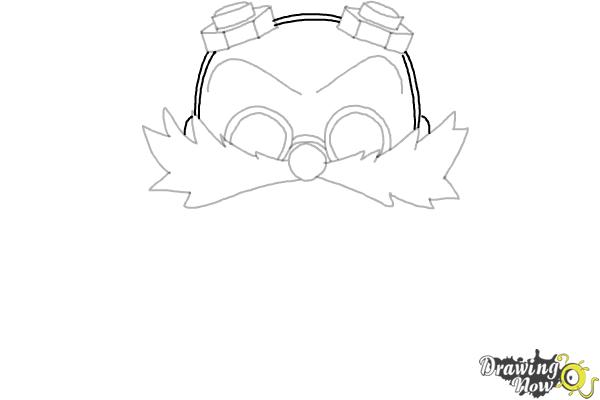How to Draw Doctor Eggman from Sonic (Chibi) - Step 9