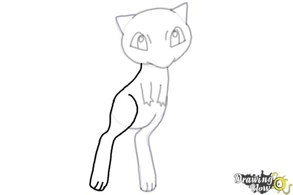 How to Draw Pokemon - Mew - Step 10