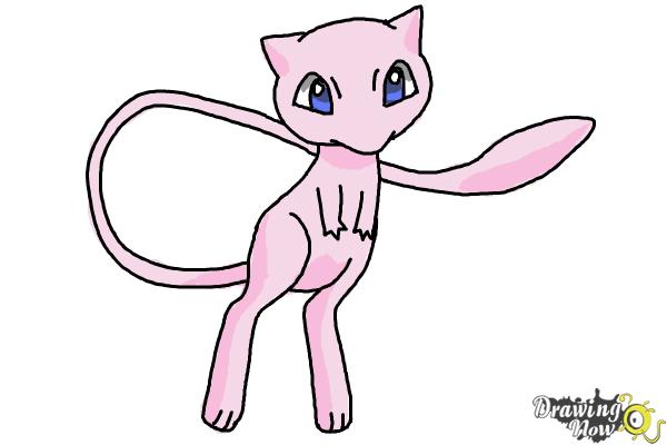 How to Draw Pokemon - Mew - Step 12