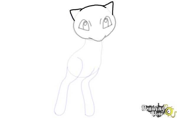 How to Draw Pokemon - Mew - Step 7