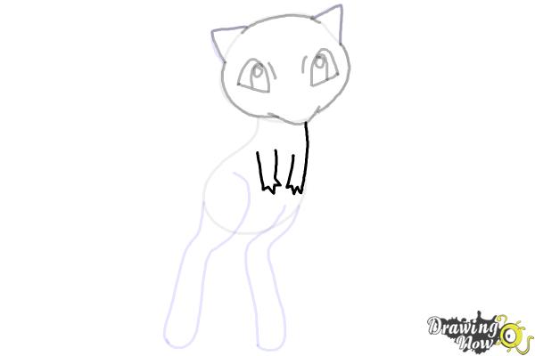 How to Draw Pokemon - Mew - Step 8