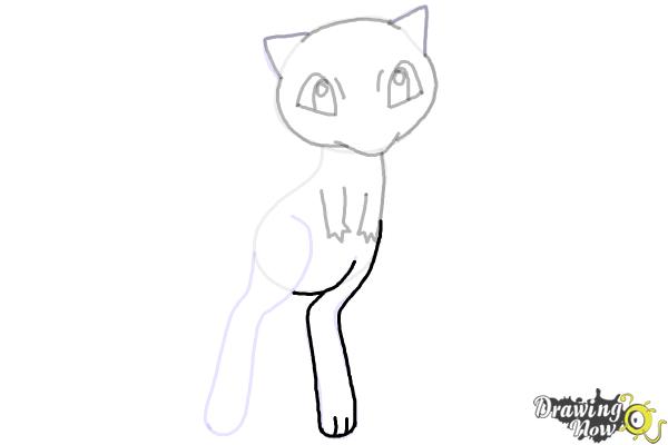 How to Draw Pokemon - Mew - Step 9