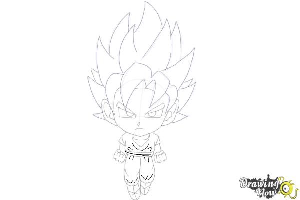 How to Draw Goku (Super Saiyan) - DrawingNow