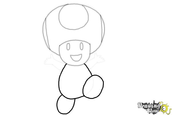 How to Draw Toad from The Super Mario Bros. Movie - Step 10
