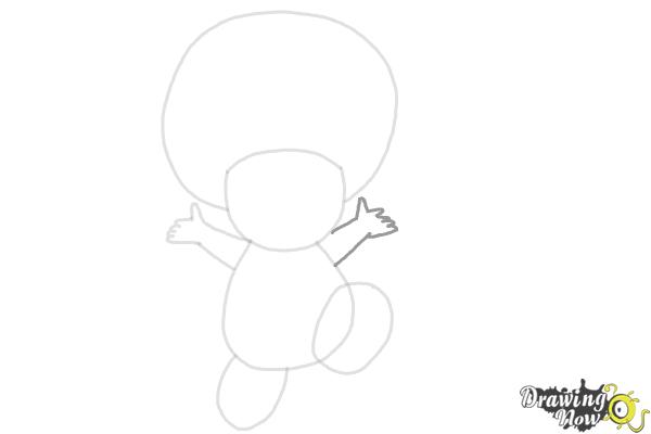 How to Draw Toad from The Super Mario Bros. Movie - Step 6
