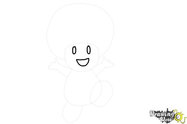 How to Draw Toad from The Super Mario Bros. Movie - Step 7