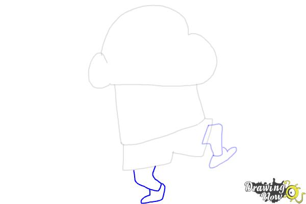 How to Draw Shin-chan (Shinnosuke Nohara from Crayon Shin Chan) - Step 5