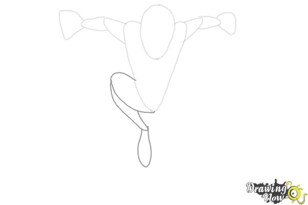 How to Draw Spider-Man: Across the Spider-Verse - Step 4 How to Draw Spider-Man: Across the Spider-Verse - Step 4