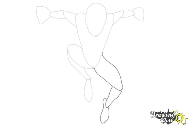 How to Draw Spider-Man: Across the Spider-Verse - Step 5 How to Draw Spider-Man: Across the Spider-Verse - Step 5