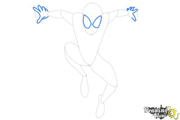 How to Draw Spider-Man: Across the Spider-Verse - Step 6