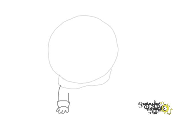 How to Draw Mysterion from South Park - Step 2