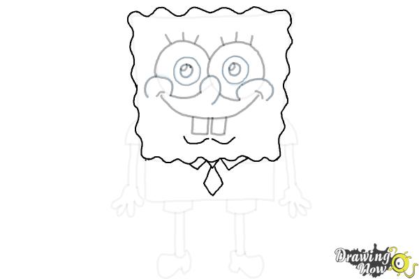 How to Draw Spongebob Squarepants - Step 10