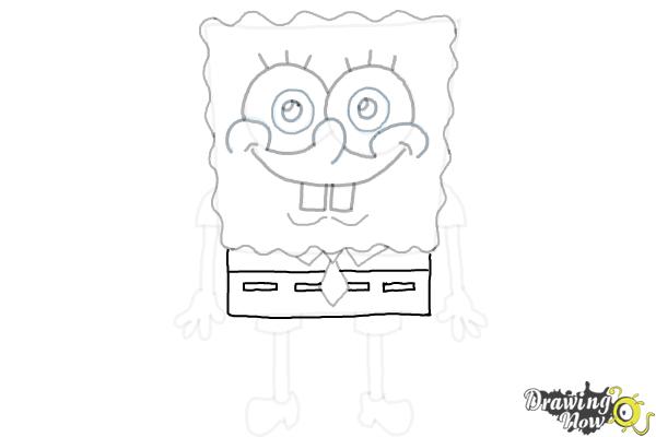 How to Draw Spongebob Squarepants (Easy) - DrawingNow