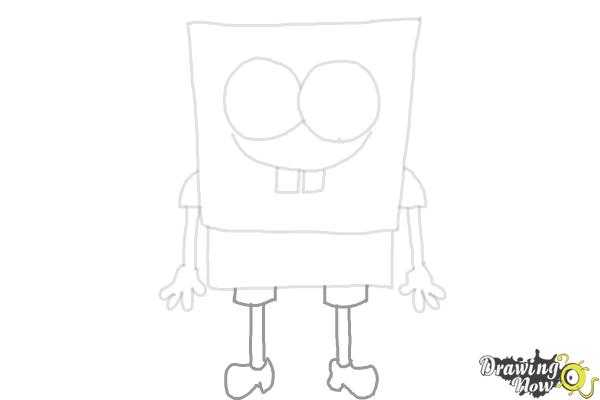 How to Draw Spongebob Squarepants - Step 6