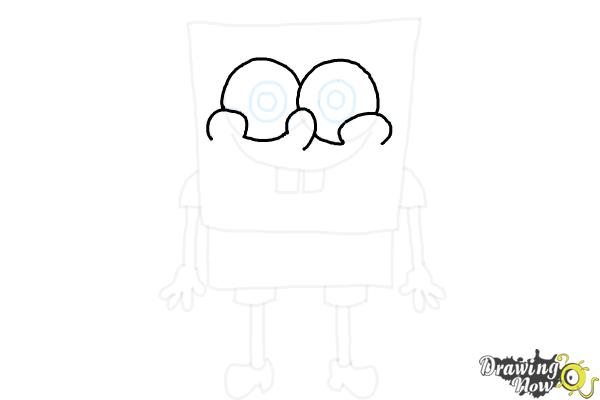 How to Draw Spongebob Squarepants - Step 8