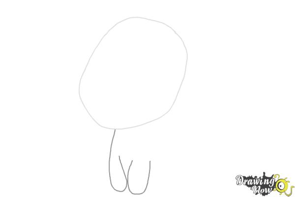 How to Draw a Cute Unicorn - Step 2