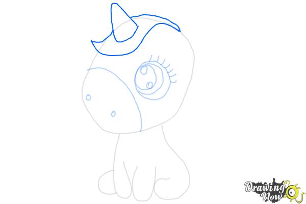 How to Draw a Cute Unicorn - Step 7