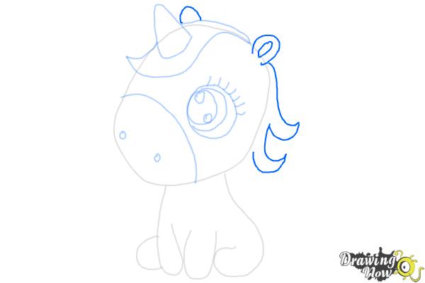 How to Draw a Cute Unicorn - Step 8