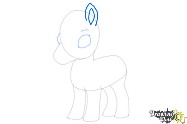 How to Draw a Cute Horse - Step 8